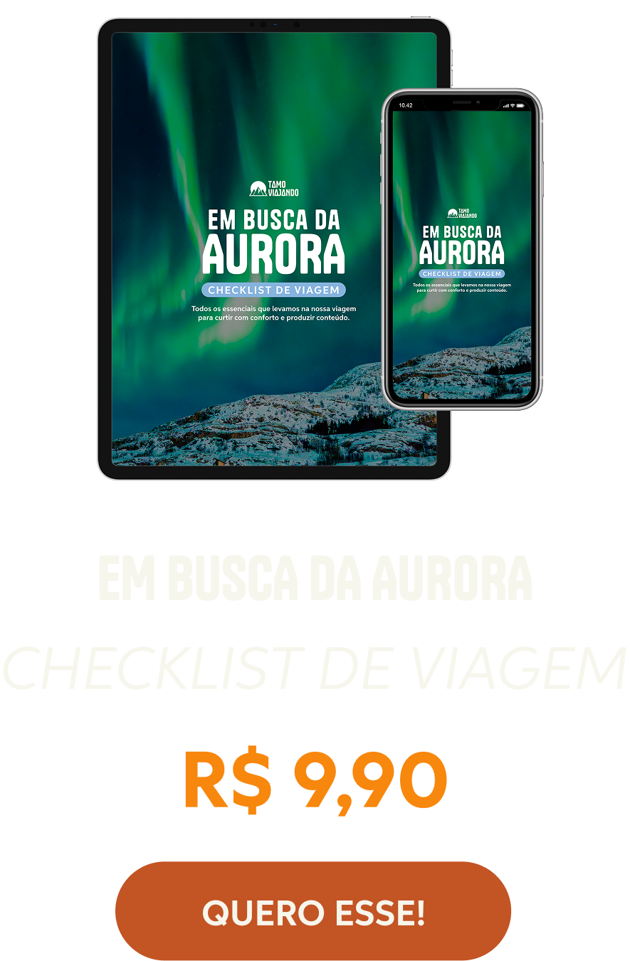 Em Busca da Aurora — Checklist de Viagem